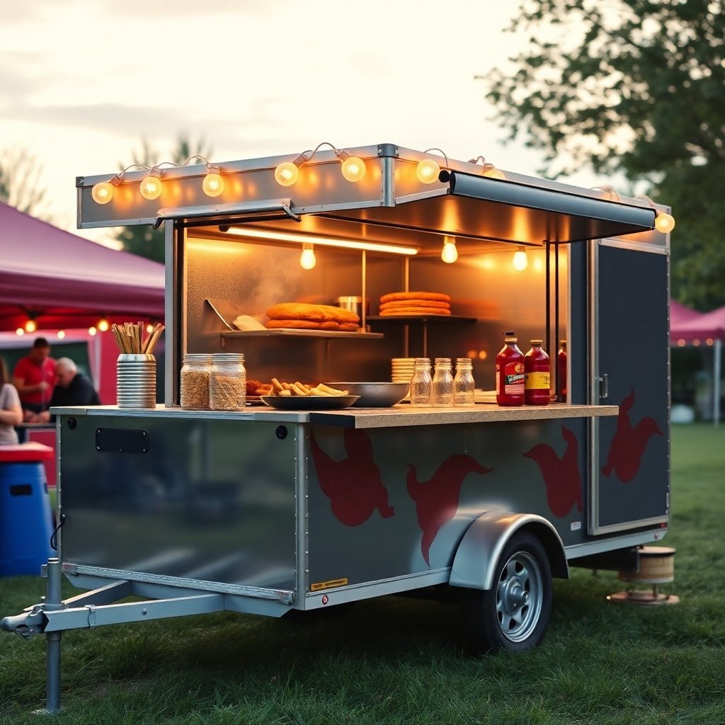 Standard food trailer