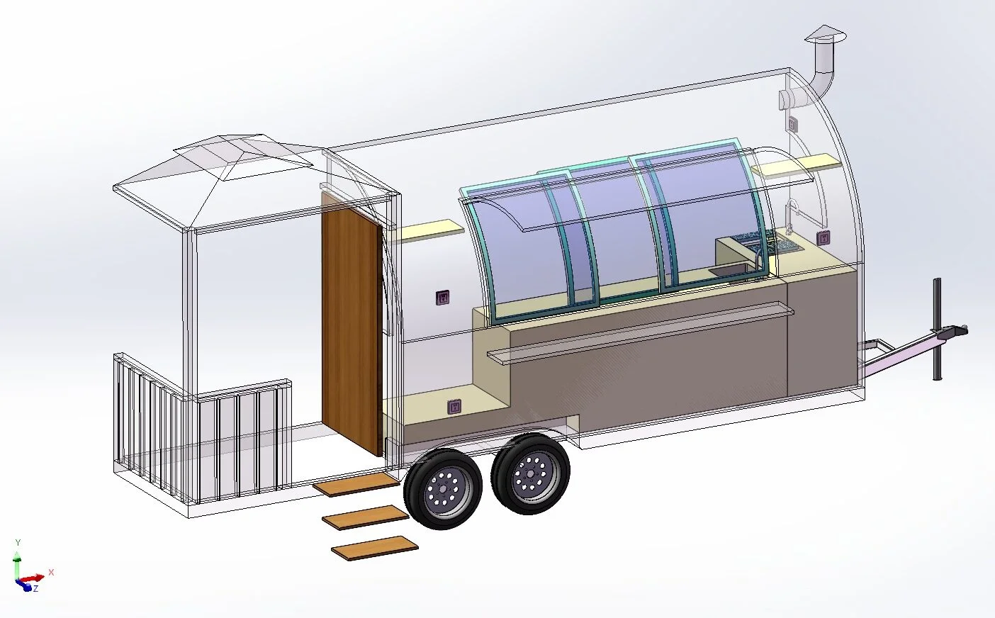 Food trailer design